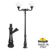 Миниатюра фото парковый фонарь fumagalli nebo adam/globe 400 2l g40.202.m20.aye27 | 220svet.ru