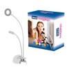 Миниатюра фото настольная лампа uniel backstage ulk-f51-8w/sw/dim ip20 white ul-00006867 | 220svet.ru
