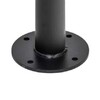 Миниатюра фото закладная uniel ufv-t10z/60-80 black ul-00012301 | 220svet.ru