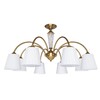 Миниатюра фото потолочная люстра arte lamp gracie a7301pl-8pb | 220svet.ru