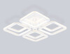 Миниатюра фото потолочный светодиодный светильник с пультом ду ambrella light acrylica fa8948 | 220svet.ru