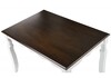Миниатюра фото стол деревянный provance white / oak | 220svet.ru