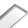 Миниатюра фото профиль накладной для светодиодной ленты ambrella illumination gp1800al | 220svet.ru