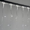 Миниатюра фото гирлянда занавес 2x2м белый 220в 400 led провод прозрачный пвх, ip54 ltc pcl402-10-2w | 220svet.ru