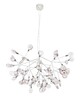 Миниатюра фото подвесная люстра crystal lux evita sp63 white/transparent | 220svet.ru