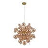 Миниатюра фото подвесная люстра arte lamp molecule a8313sp-9go | 220svet.ru