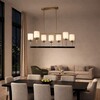 Миниатюра фото потолочная люстра на штанге st luce веритас sl1404.338.08 | 220svet.ru