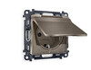 Миниатюра фото розетка с крышкой ip44 ambrella volt quant alfa ma638010 | 220svet.ru