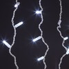 Миниатюра фото новогодняя гирлянда бахрома белый с эффектом мерцания 3*0,6м ip65  eurosvet 100-101 100-101 | 220svet.ru