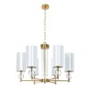 Миниатюра фото подвесная люстра arte lamp matar a4027lm-6pb | 220svet.ru