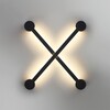 Миниатюра фото настенный светильник odeon light stich 6667/12wl черный | 220svet.ru