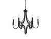 Миниатюра фото подвесная люстра newport 3456/c black+gold м0070512 | 220svet.ru