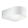 Миниатюра фото уличный настенный светильник ideal lux iko ap1 bianco | 220svet.ru