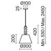 Миниатюра фото подвесной светильник freya tela fr2061pl-01bs1 | 220svet.ru
