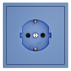 Миниатюра фото накладка для розетки с заземлением и защитными шторками voltum s70 vls000715 (деним) | 220svet.ru