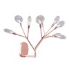 Миниатюра фото бра crystal lux evita ap9 copper/transparent | 220svet.ru