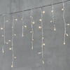 Миниатюра фото гирлянда бахрома 4,9 x 0,5 м тепло-белая 220в, 240 led, провод прозрачный пвх, ip54 ltc pil240-10-2ww | 220svet.ru