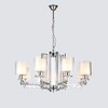 Миниатюра фото подвесная люстра ilamp king rm6201-8 cr+cl | 220svet.ru