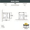 Миниатюра фото светильник уличный настенный fumagalli elisa wall ds2.560.000.lxd1l | 220svet.ru