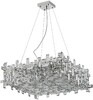 Миниатюра фото люстра подвесная хрустальная 2171/09/10p stilfort, серия tetrix | 220svet.ru