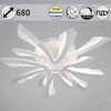 Миниатюра фото светильник потолочный reluce 59090-0.3-4+4 wh | 220svet.ru