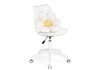 Миниатюра фото компьютерное кресло с подушкой  woodville kolin белый 15642 | 220svet.ru