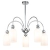 Миниатюра фото потолочная люстра escada ode 686/5pl chrome | 220svet.ru