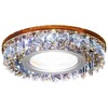 Миниатюра фото встраиваемый светодиодный светильник ambrella light led s255 br | 220svet.ru