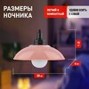 Миниатюра фото ночник-светильник на батарейках эра nled-487-1w-sw-p б0051477 | 220svet.ru