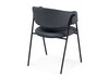 Миниатюра фото стул на металлокаркасе woodville криспиан темно-серый / черный 619202 | 220svet.ru
