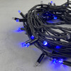Миниатюра фото гирлянда нить 10м синяя с мерцанием каждого диода 220в, 75 led, провод черный каучук, ip65 ltc ll75abl-1-2b | 220svet.ru