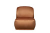 Миниатюра фото кресло велюр терракотовый garda decor capri basic-colt006-ter | 220svet.ru