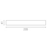 Миниатюра фото светильник для трека линейный 9w 120g 3000/4000/6000k teta lightstar 205216cct | 220svet.ru