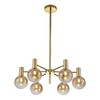 Миниатюра фото подвесная люстра indigo collana 13015/6r gold v000220 | 220svet.ru