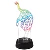 Миниатюра фото светодиодная фигура uniel uli-m506 rgb/3aa tiger/black ul-00008401 | 220svet.ru