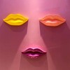 Миниатюра фото настенный декор imperium loft lips wall accessory red 106644-22 | 220svet.ru