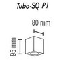Миниатюра фото потолочный светильник topdecor tubo8 sq p1 19 | 220svet.ru