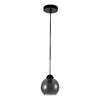 Миниатюра фото подвесной светильник indigo grappoli 11029/1p black v000218 | 220svet.ru