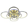 Миниатюра фото потолочная светодиодная люстра profit light 8077/8 chr | 220svet.ru