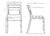 Миниатюра фото набор 2 шт стул обеденный dobrin tim lmzl-pp902-n2_p_gr-04-13455 | 220svet.ru