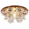 Миниатюра фото встраиваемый светильник ambrella light crystal k440 br | 220svet.ru