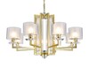 Миниатюра фото подвесная люстра newport 4408+1/c mat.gold м0071514 | 220svet.ru