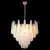 Миниатюра фото подвесная люстра crystal lux fontain sp10 gold | 220svet.ru