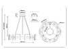 Миниатюра фото подвесная светодиодная люстра ambrella light high light lh31024 | 220svet.ru