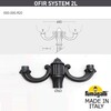 Миниатюра фото парковый фонарь fumagalli tabor ofir/globe 300 2l g30.205.r20.aze27 | 220svet.ru
