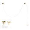 Миниатюра фото подвесной светодиодный светильник loft it thread 10388a brass | 220svet.ru