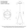 Миниатюра фото подвесной светильник lussole  rimini grlsf-1156-01 | 220svet.ru