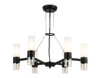 Миниатюра фото подвесная люстра ambrella light heigh light bk lh55104 | 220svet.ru