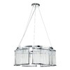 Миниатюра фото подвесная люстра indigo corsetto 12003/6p chrome v000076 | 220svet.ru