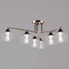 Миниатюра фото потолочная люстра reluce 07852-0.3-06 ab+bk | 220svet.ru
